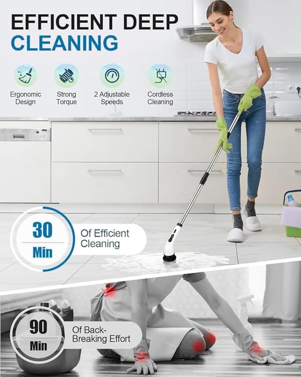 INNOVATION™ SpinPro Electric Spin Scrubber