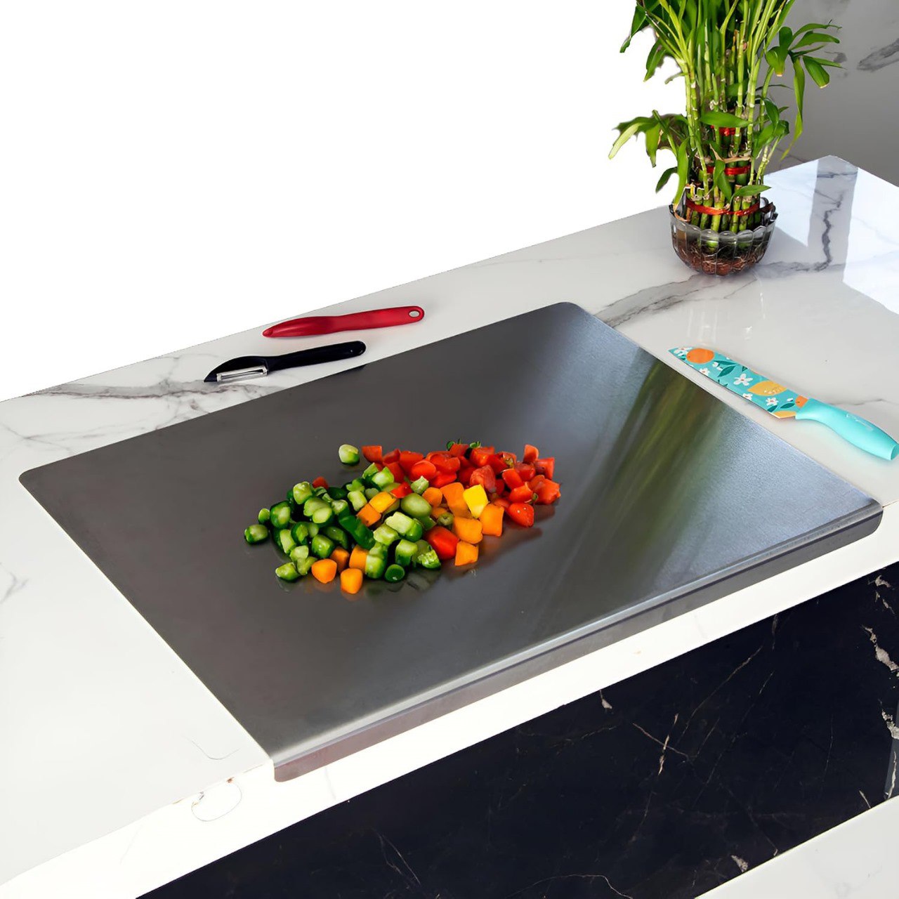 INNOVATION™ Premium Stainless Steel Kitchen Chopping Board